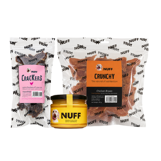 Dip & Give Bundle – Peanut Butter + Crunchy Treats