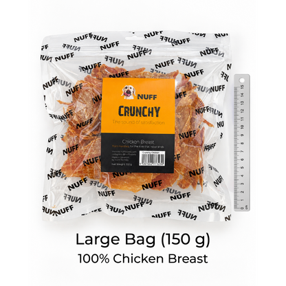 Crunchy Chicken Breast Dog Treats | Large 150g Bag